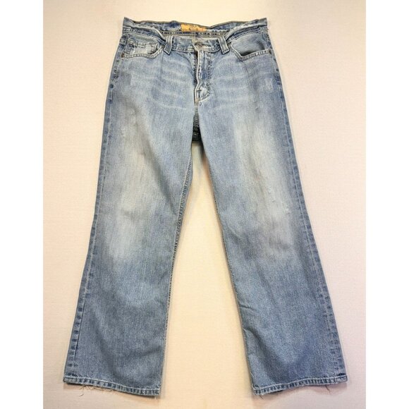 Vintage Men's BKE Tyler Jeans 30x30 Blue Distressed Relaxed Fit - Picture 1 of 11